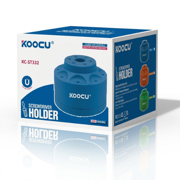 Magnetic Screwdriver Holder & 360° Rotating Tool Organizer Blue - KOOCU KC-ST332