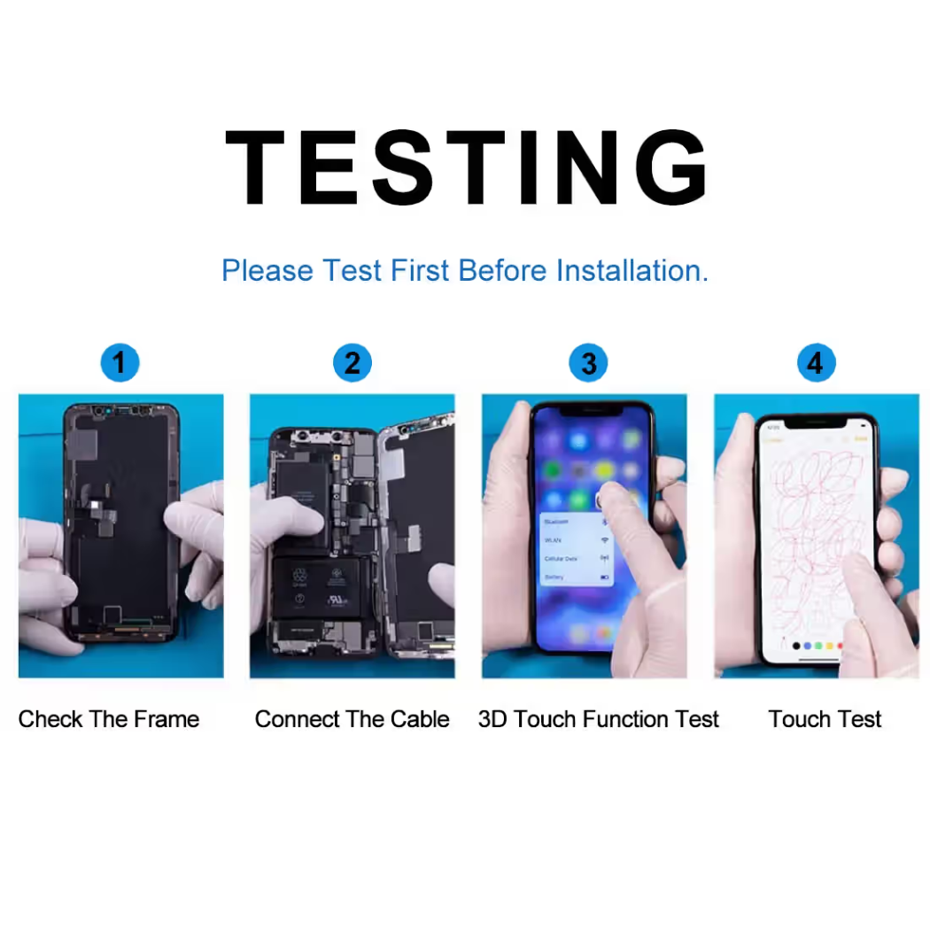 iPhone 13 Pro Max Compatible Replacement LCD Screen Display Assembly In-Cell Display with Frame – Black