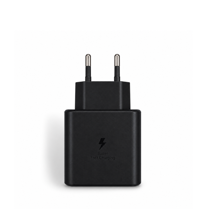 45W USB-C PD Fast Charging Travel Adapter with USB-C to USB-C 5A Cable – Black