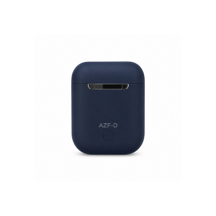 inPods 12 Wireless Stereo Earphones with Type-C Charging Case Compatible Bluetooth Earbuds – Peach Pink, Navy Blue & Mint Green