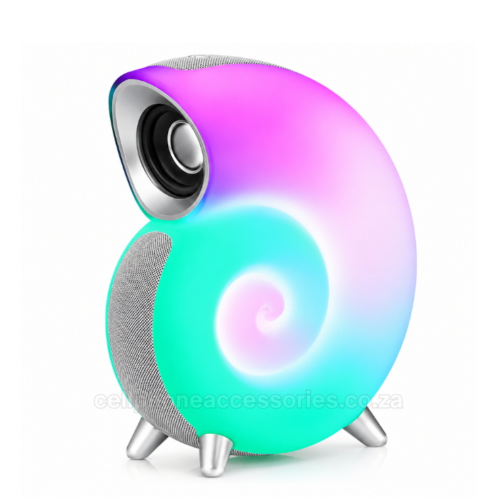 Conch Music Lamp Bluetooth Speaker RGB Night Light White