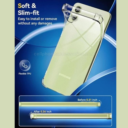 Samsung Galaxy A05 Clear TPU Shockproof Back Cover Case