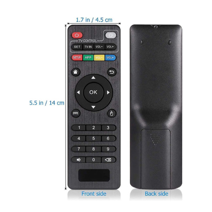 Replacement Remote Control For MXQ PRO 4K Android TV Box  – Black