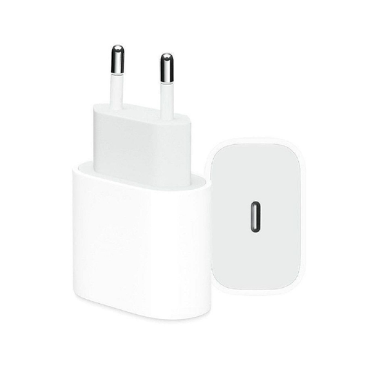 25W USB-C Fast Wall Charger Adapter Compatible for Samsung & USB-C Devices – White EU Plug