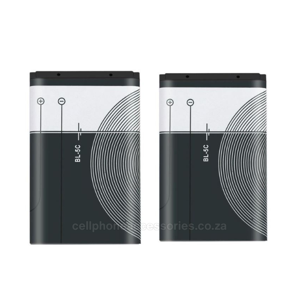 Pack of 2 BL-5C Rechargeable Li-ion Battery Compatible Replacement