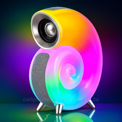 Conch Music Lamp Bluetooth Speaker RGB Night Light White