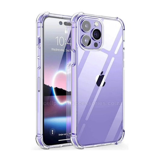 iPhone 14 Pro Max Clear TPU Shockproof Back Cover Case