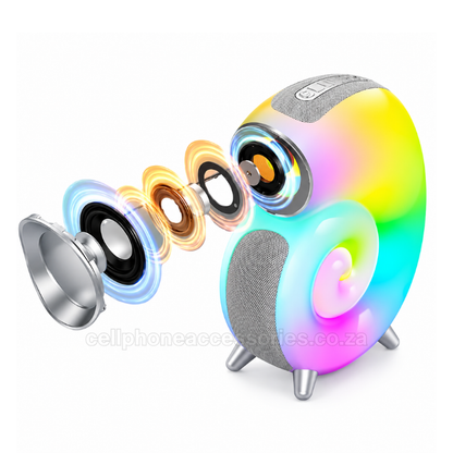 Conch Music Lamp Bluetooth Speaker RGB Night Light White