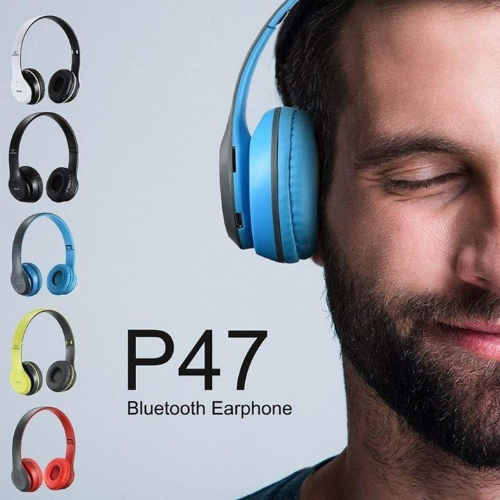 P47 Wireless Bluetooth Headphones Foldable Stereo Headset