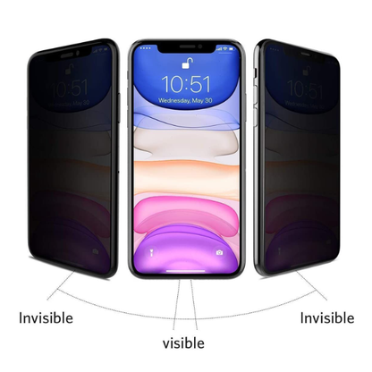 iPhone 11 Anti-Spy Privacy Tempered Glass Screen Protector Pack of 2