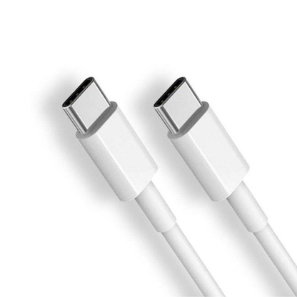 25W USB-C Fast Charging Wall Adapter with USB-C to USB-C Cable Compatible for Samsung & USB-C Devices – White EU Plug