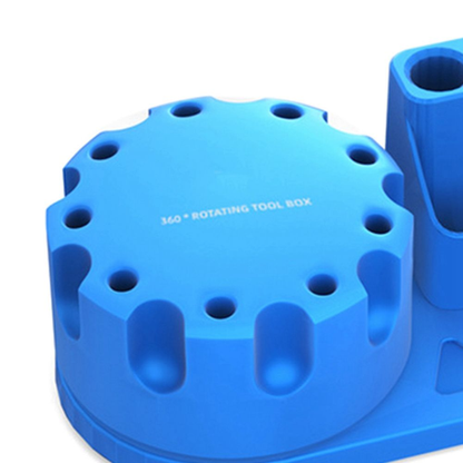Screwdriver Storage Rack & 360° Rotating Tool Organizer Blue - KOOCU KC-ST331