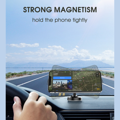 LDNIO MG08 Universal Magnetic Car Phone Holder 360° Rotation Dashboard Mount - Black
