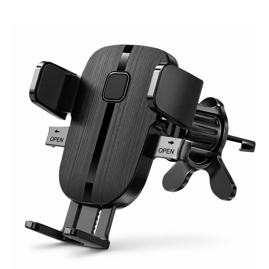 GERLAX GT-14 Universal Car Air Vent Phone Holder Adjustable 360° Rotation - Black