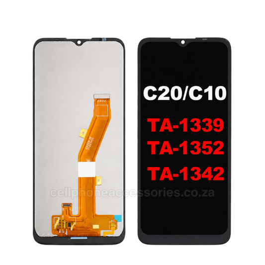 Nokia C10 / Nokia C20 Compatible LCD Display Screen Replacement Assembly for TA-1339 TA-1352 TA-1342 - Black