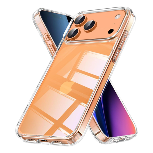 iPhone 17 Pro Shockproof TPU Clear Slim Cover Suitable