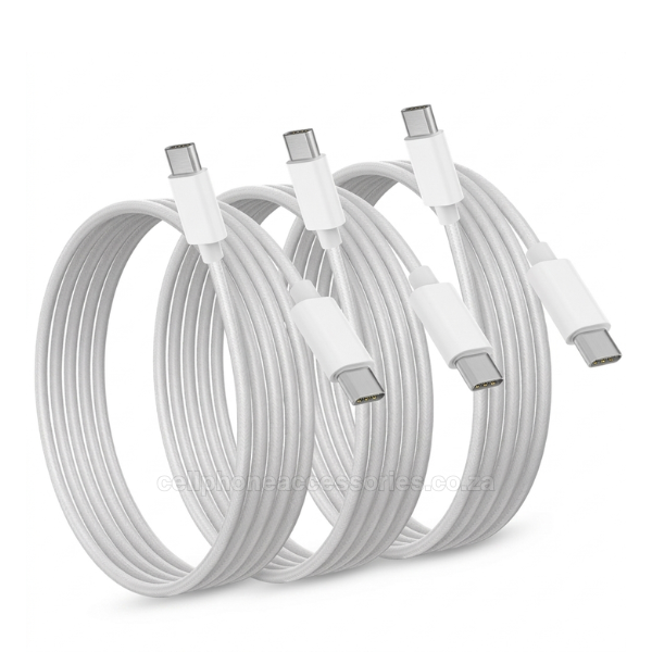 Type-C to Type-C Fast Charging Cable 5.0A 1M Compatible USB-C Cable Pack of 3