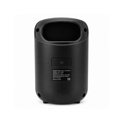 Greatnice GTS-2288 Wireless Bluetooth Speaker Portable LED Light FM Radio USB/TF Speaker - Black