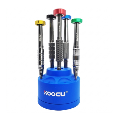 Magnetic Screwdriver Holder & 360° Rotating Tool Organizer Blue - KOOCU KC-ST332