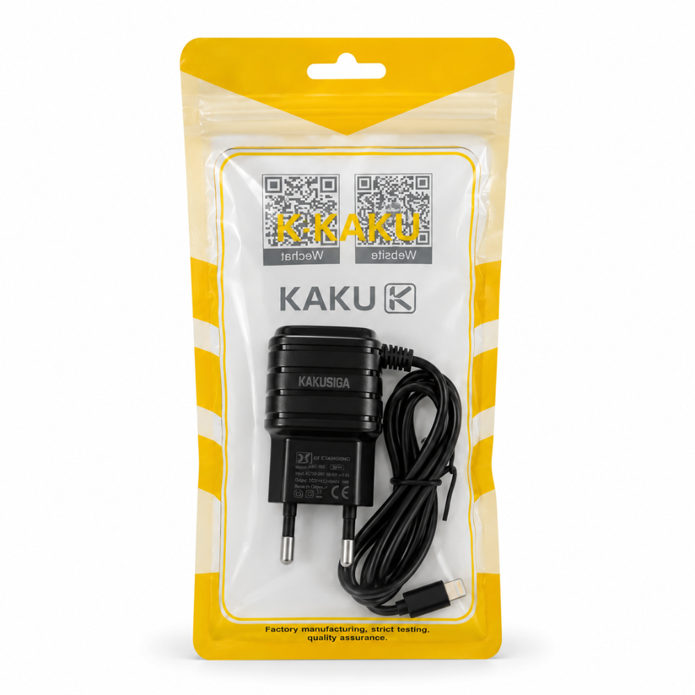 KAKUSIGA KSC-363 6W USB Wall Charger with Lightning Cable
