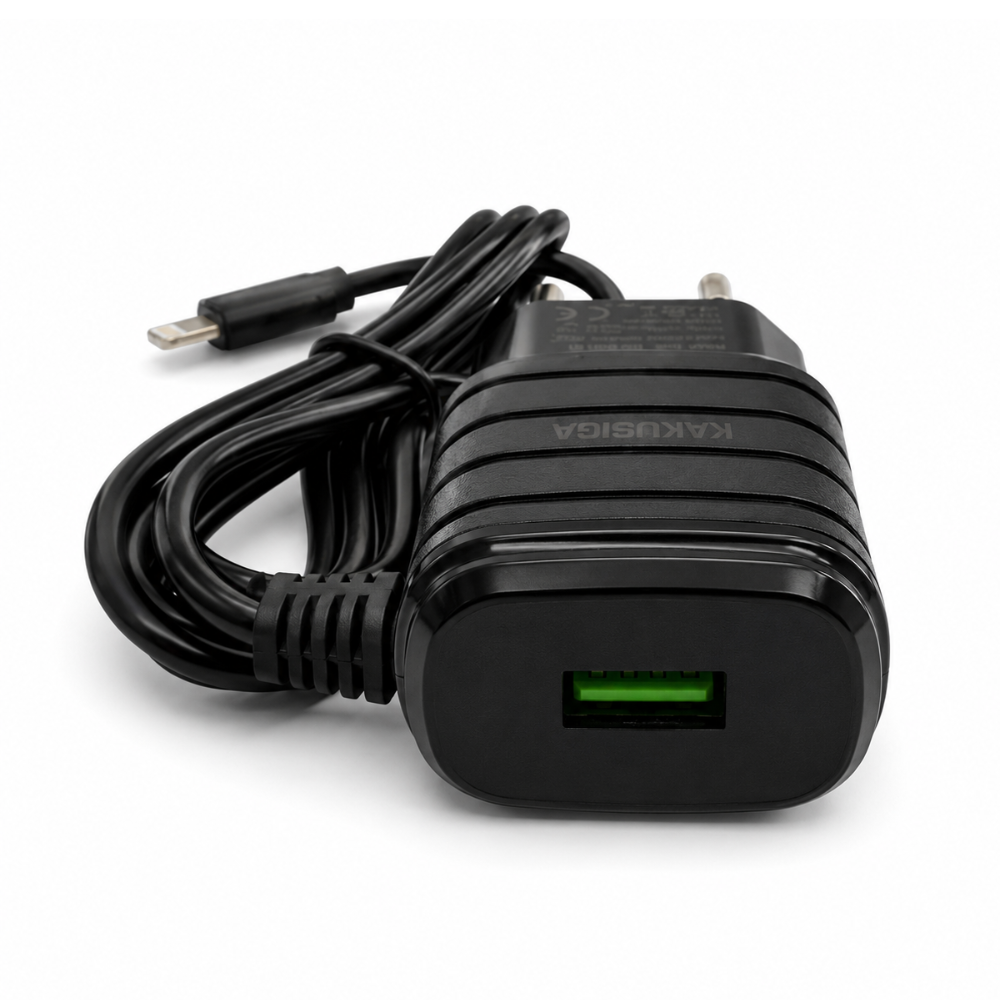KAKUSIGA KSC-363 6W USB Wall Charger with Lightning Cable