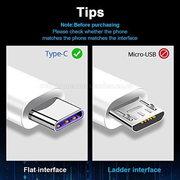 Type-C to Type-C Fast Charging Cable 5.0A 1M Compatible USB-C Cable Pack of 3