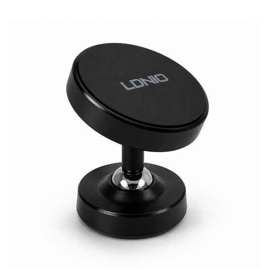 LDNIO MG08 Universal Magnetic Car Phone Holder 360° Rotation Dashboard Mount - Black