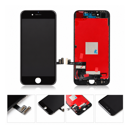 iPhone 8 Plus Compatible Replacement LCD Display Touch Screen Assembly with Frame – Black / White