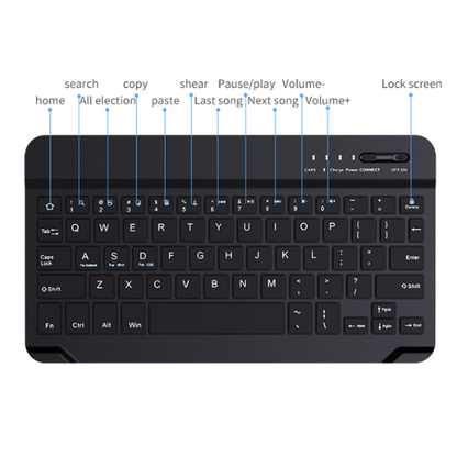 Kakusiga KSC-339 Wireless Bluetooth Keyboard Rechargeable Ultra Slim