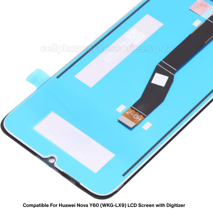 Huawei Nova Y60 (WKG-LX9) Compatible LCD Screen Replacement with Touch Digitizer Assembly - Black