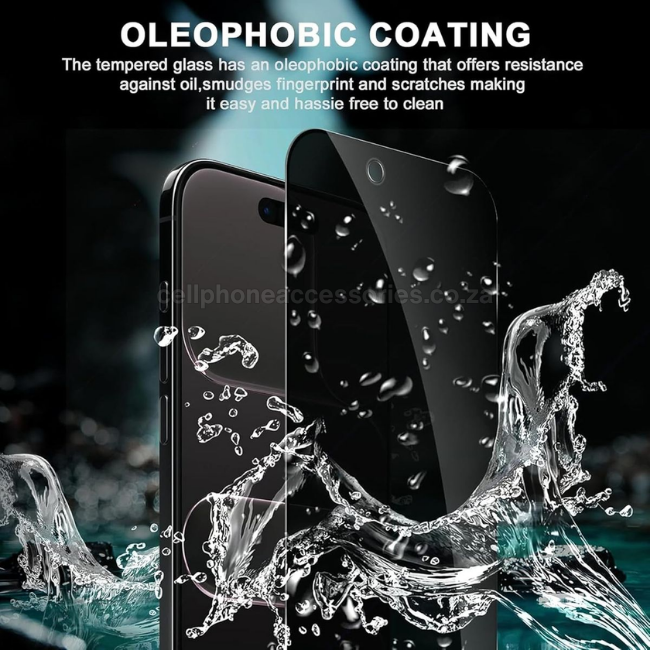 iPhone 15 9D Tempered Glass Screen Protector Compatible Replacement - Pack of 2
