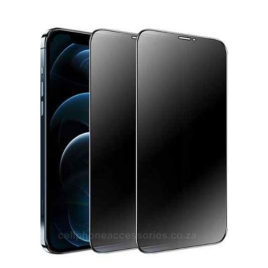 iPhone 14 / 14 Plus / 14 Pro / 14 Pro Max Privacy Tempered Glass Screen Protector Compatible Replacement Twin Pack