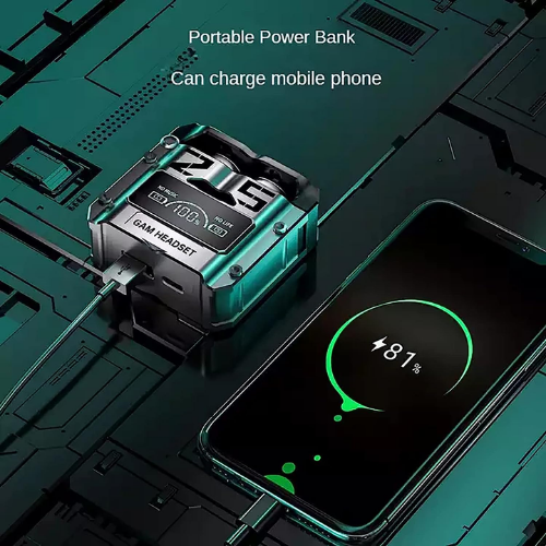 Z5 Gaming TWS Bluetooth 5.2 Wireless Earbuds with Power Bank Case