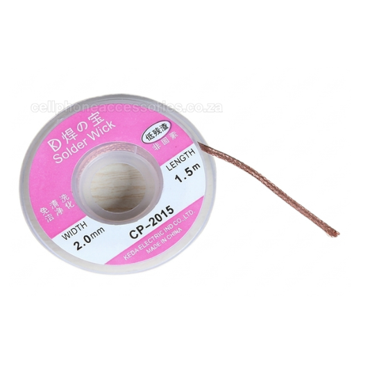 Advanced Desoldering Braid Solder Remover Wick Wire 2mm CP-2015