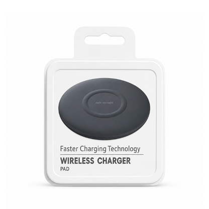 Wireless Fast Charging Pad, EP-P1100 Qi Compatible , USB-C Wireless Charger for Compatible Qi-Enabled Smartphones and Devices, Slim Charging Dock, - Black