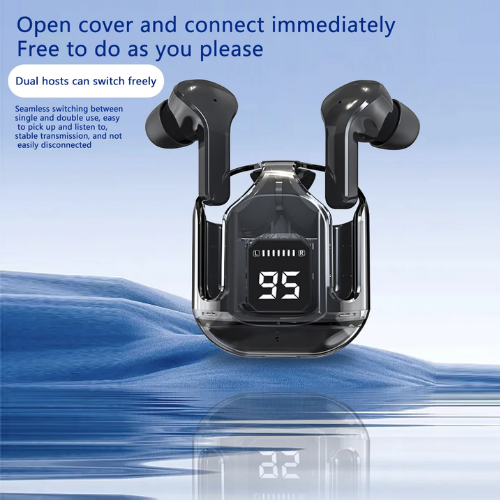 Wireless Bluetooth 5.3 Earbuds with LED Display & ENC Noise Cancellation
