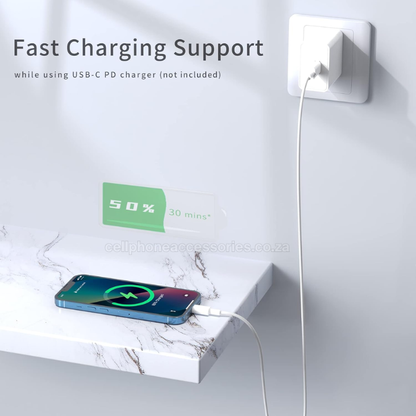 USB-C to Lightning Fast Charging & Data Sync Cable Pack of 2
