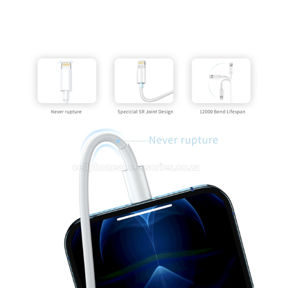 USB-C to Lightning Fast Charging & Data Sync Cable Pack of 2