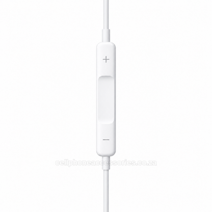 Lightning Connector Wired Earphones Compatible For iPhone White
