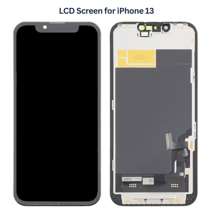 iPhone 13 Compatible Replacement LCD Screen Display Assembly In-Cell Display with Frame – Black