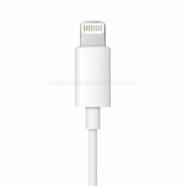 Lightning Connector Wired Earphones Compatible For iPhone White