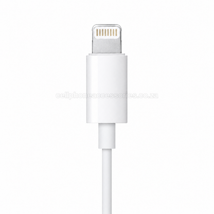 Lightning Connector Wired Earphones Compatible For iPhone White
