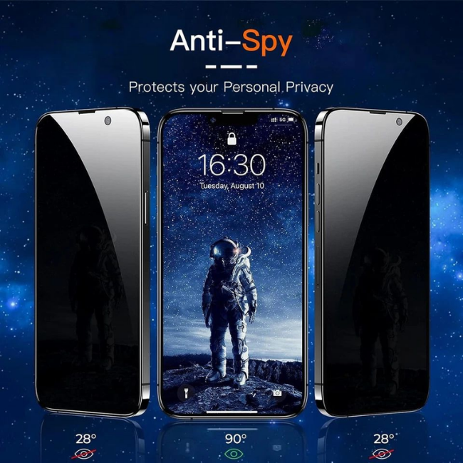 iPhone 17 6.3-Inch Privacy Tempered Glass Screen Protector Compatible Replacement