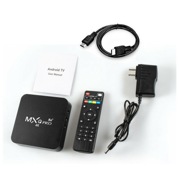 MXQ Pro 5G Android 15 TV Box 1GB RAM + 8GB Storage 4K Media Player