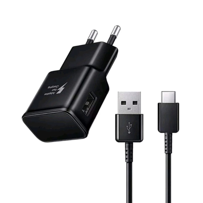 Fast Charging USB Wall Charger with Type-C Cable for Smartphones