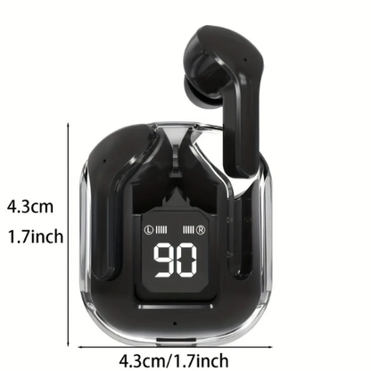 Wireless Bluetooth 5.3 Earbuds with LED Display & ENC Noise Cancellation