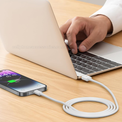 2 Pack Lightning to USB Charging & Data Sync Cable Compatible for iPhone, iPad & iPod White