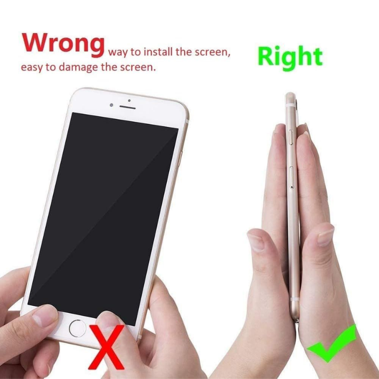 iPhone 6S Plus Compatible Replacement LCD Screen Display Assembly Touch Screen Digitizer – Black & White
