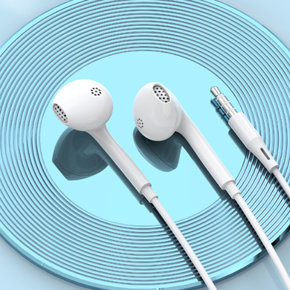 Universal 3.5mm Wired Stereo Earphones with Mic