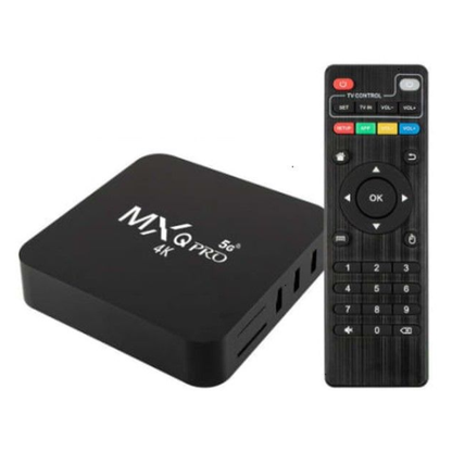 MXQ Pro 5G Android 15 TV Box 1GB RAM + 8GB Storage 4K Media Player